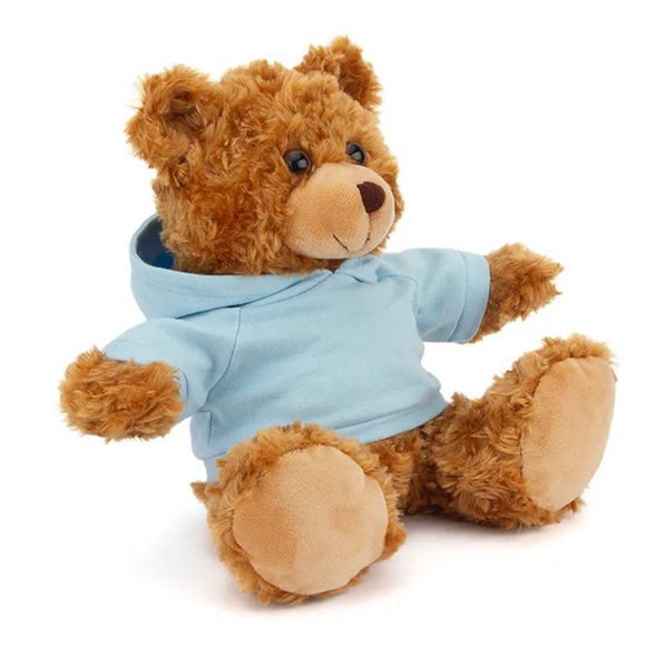 Customized Mocha Bear with Hoodie 11"