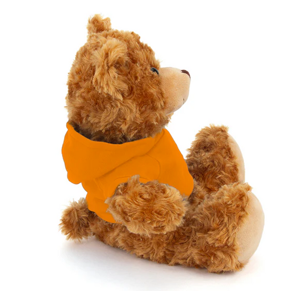 Customized Mocha Bear with Hoodie 11"