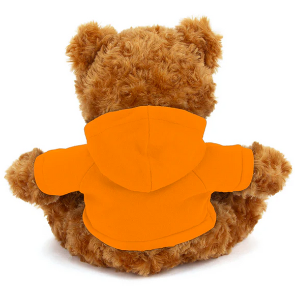 Customized Mocha Bear with Hoodie 11"
