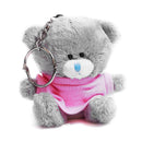Qbeba Bear Keychain Gray with Tee 4"-3
