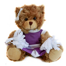 Cheerleader Bear in Custom Outfit 6"-5