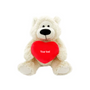 12" Sophie Teddy Bear with Hearts Customizable