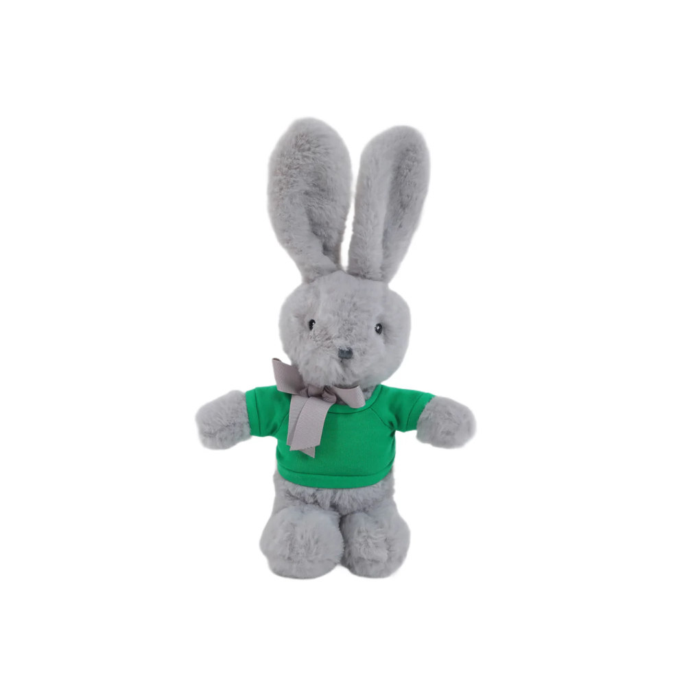 9" Standing Kelly Bunny with Shirt, Featuring Soft and an Adorable Outfit by Plushland.






