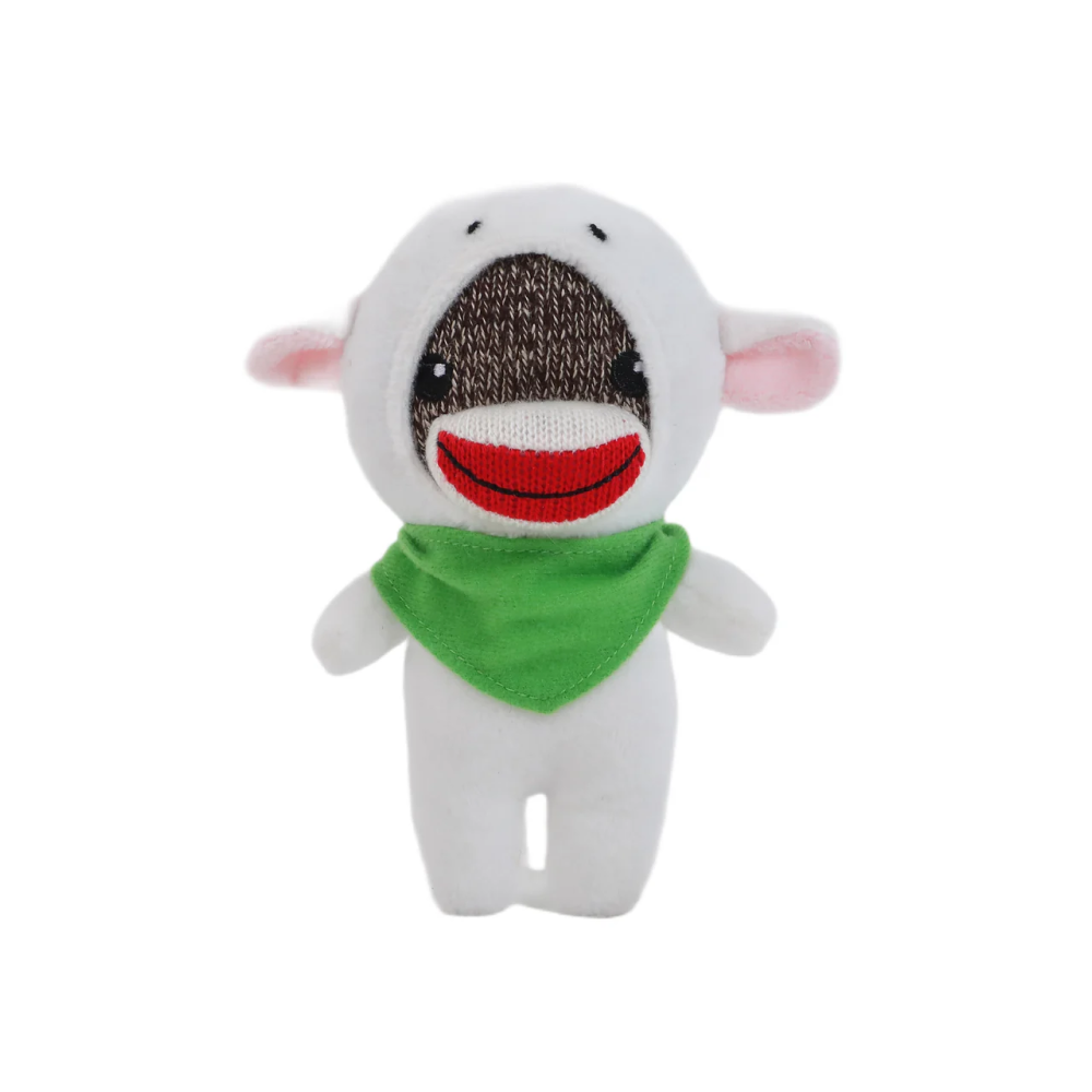 6" Sockiez Sheep with Custom Kelly Bandana, Featuring Soft and a Stylish Bandana by Plushland.






 