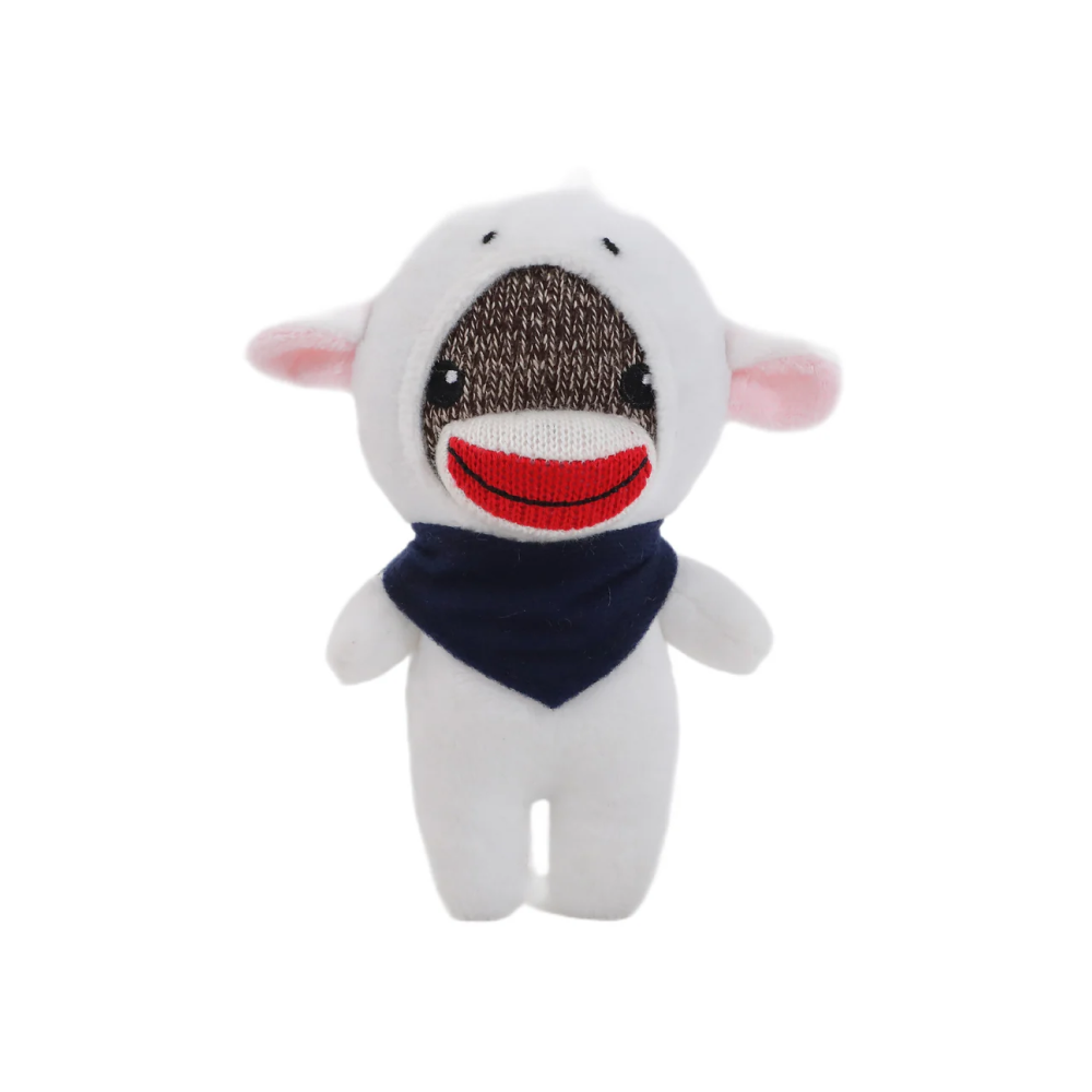 6" Sockiez Sheep with Custom Navy Bandana, Featuring Soft and a Stylish Bandana by Plushland.






 