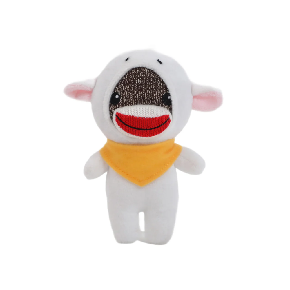 6" Sockiez Sheep with Custom Yellow Bandana, Featuring Soft and a Stylish Bandana by Plushland.






 