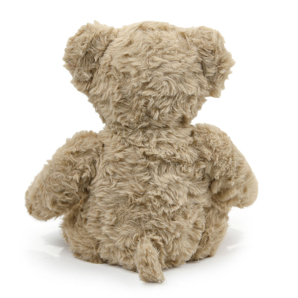 Brown Curly Teddy Bear Plush 9"