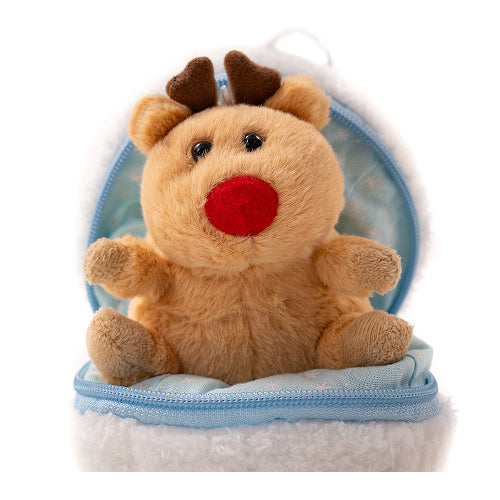 Zip Up Snowball Reindeer