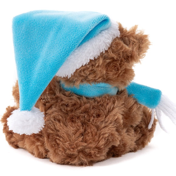 Christmas Gift Card Holder Bear 9" - Blue