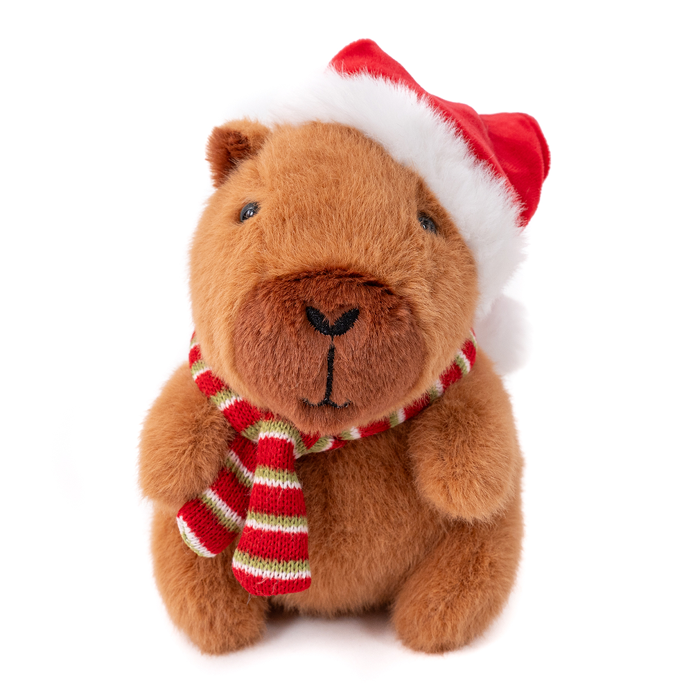 Christmas Capybara 8"