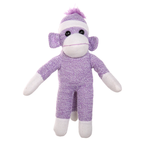 Sock Monkey 16" Purple