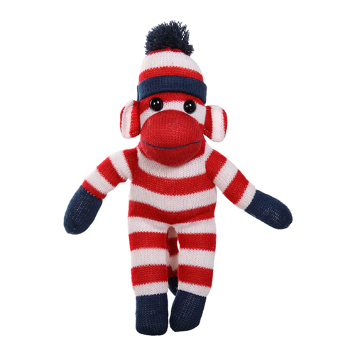 Sock Monkey 16" Red