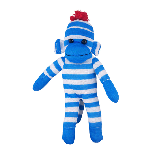 Sock Monkey 16" Blue