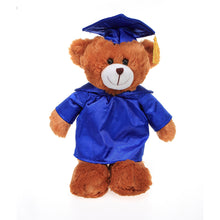 8'' Brown Bear Plush Stuffed Animal Toys with Cap and Personalized Gown