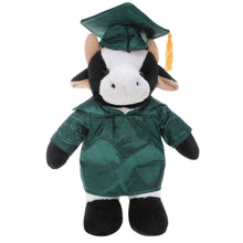 8'' Graduation Cow Plush Stuffed Animal Toys with Cap and Personalized Gown