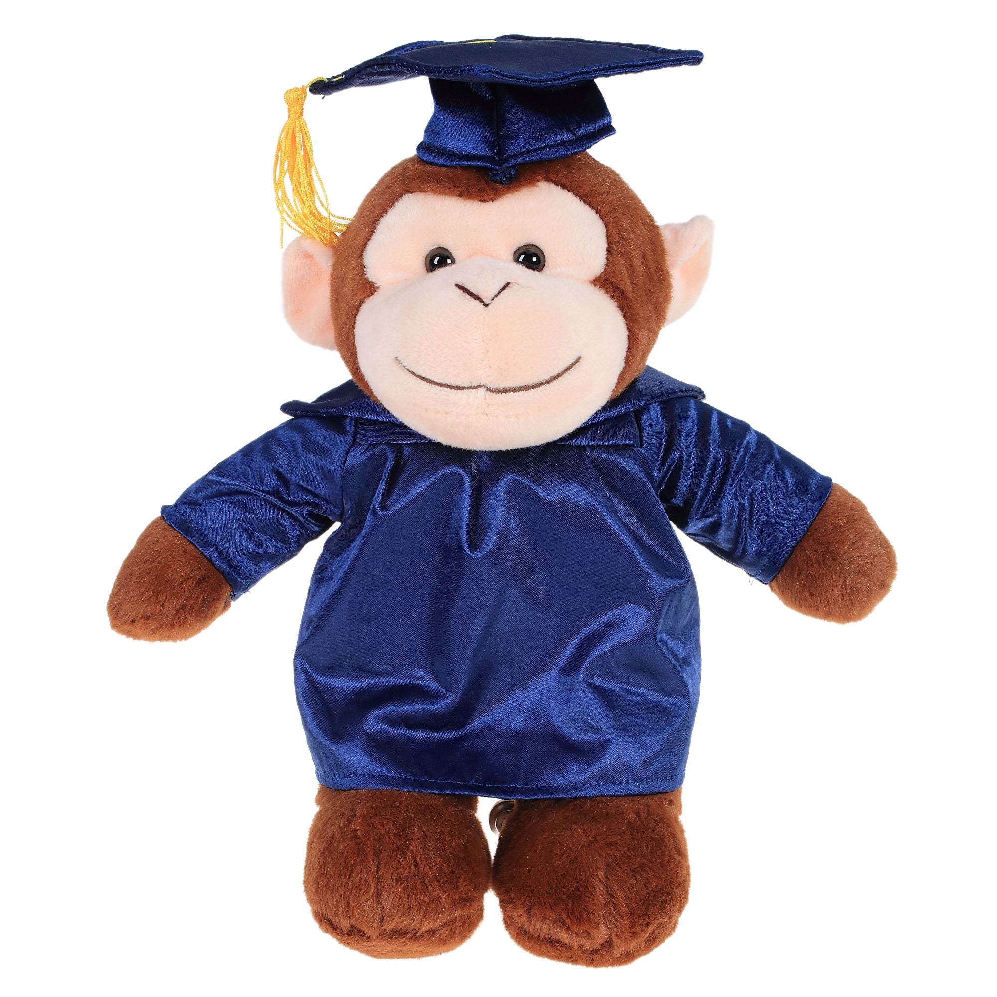 Graduation Stuffed Animal Monkey 12"