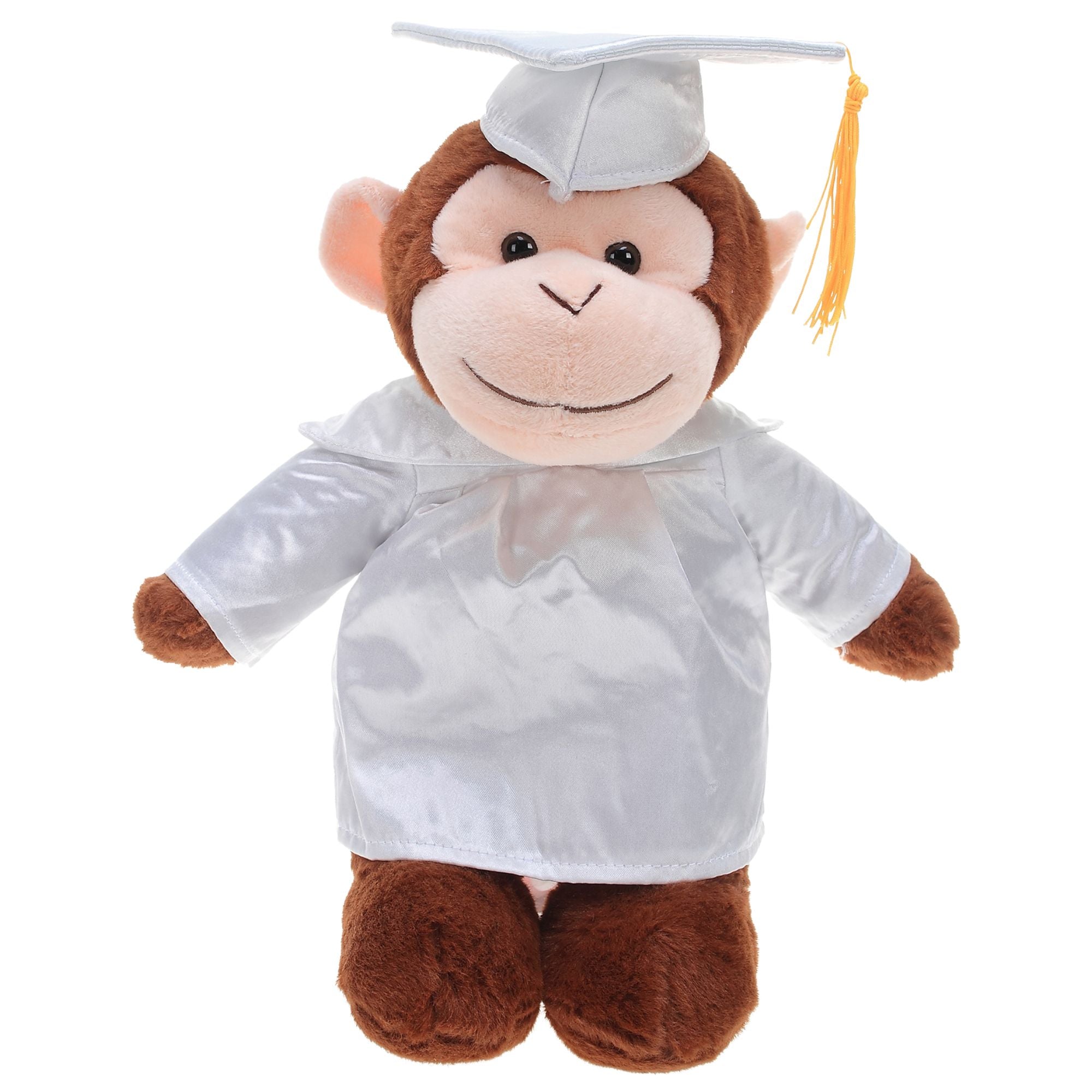 Graduation Stuffed Animal Monkey 8"