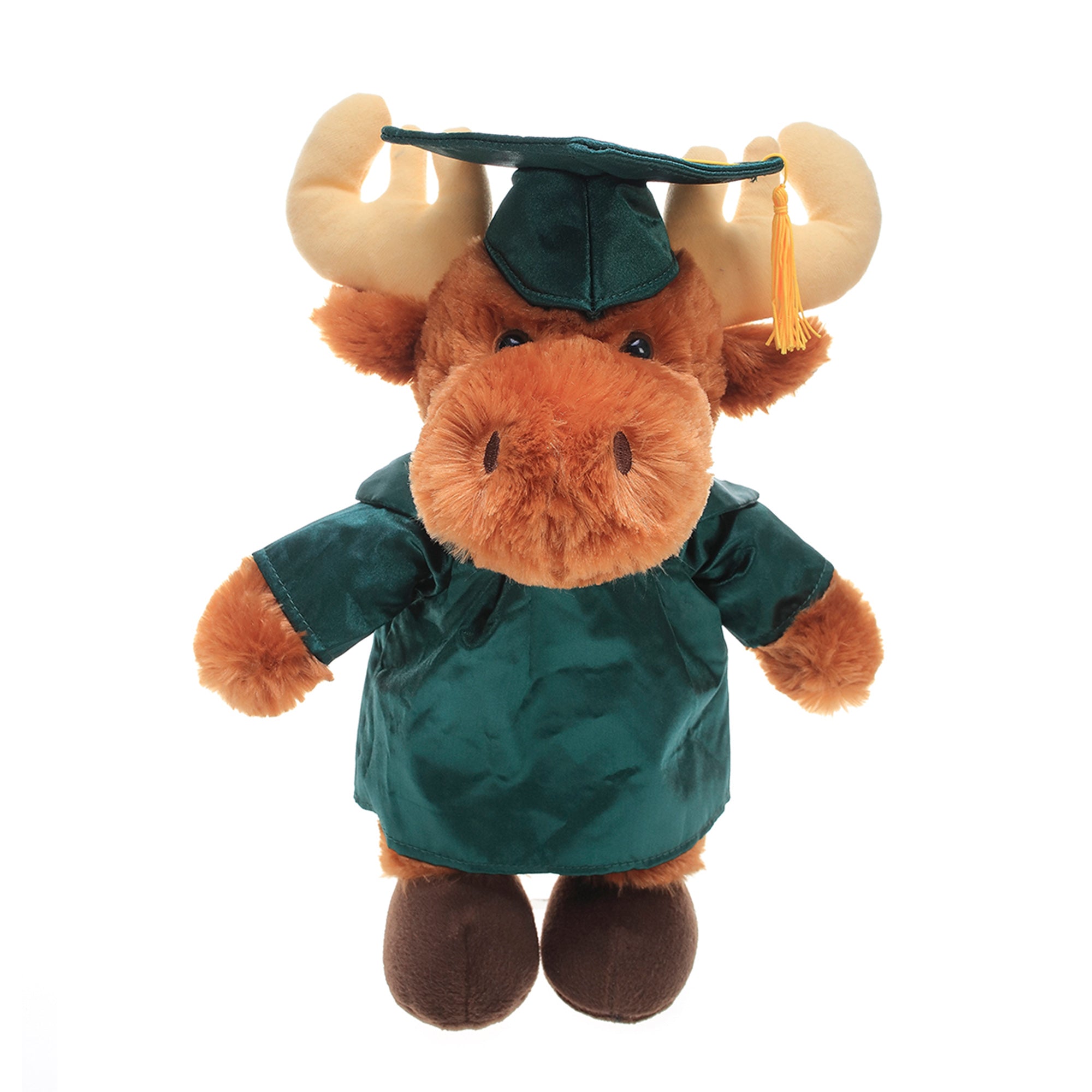 Graduation Stuffed Animal Moose 8"