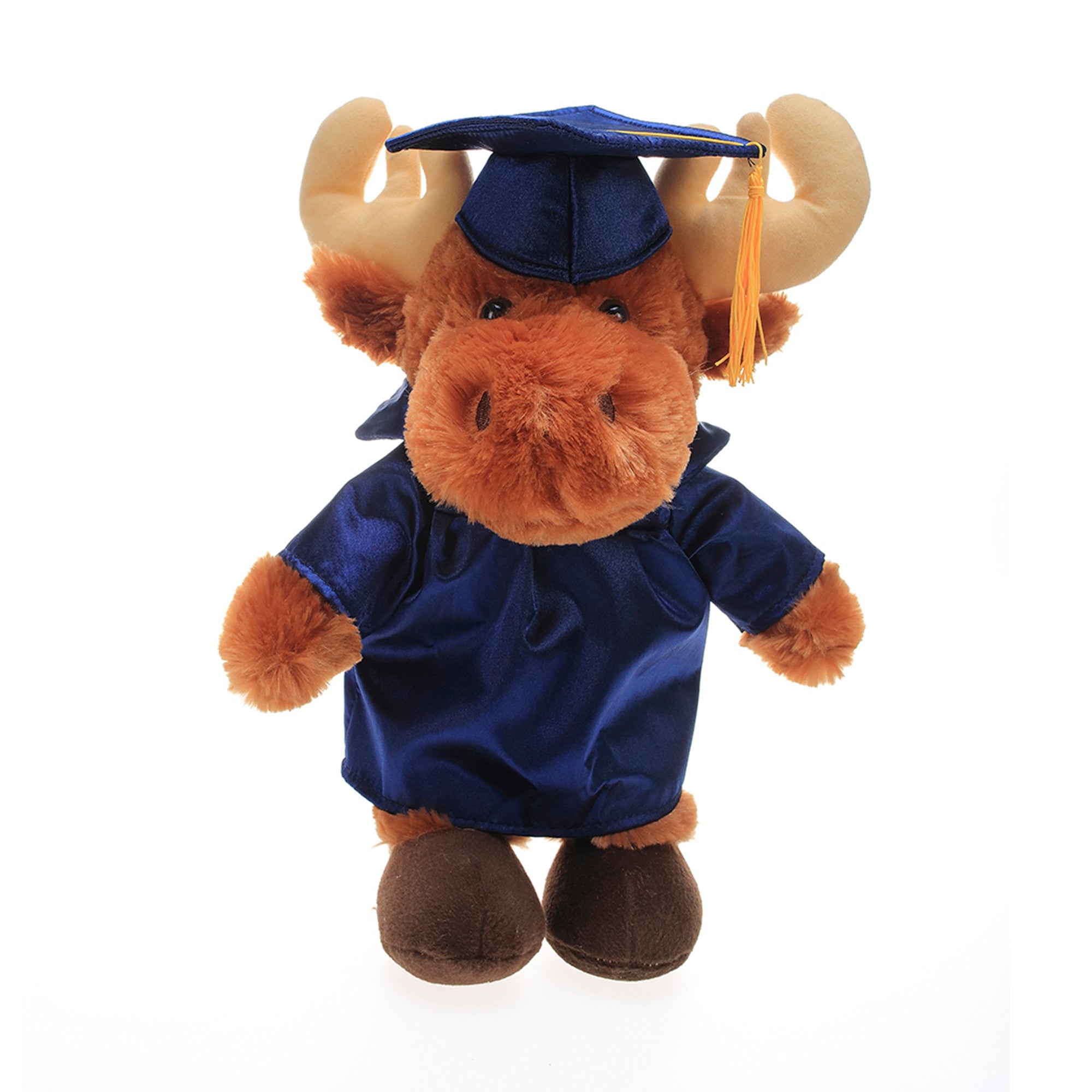 Graduation Stuffed Animal Moose 8"