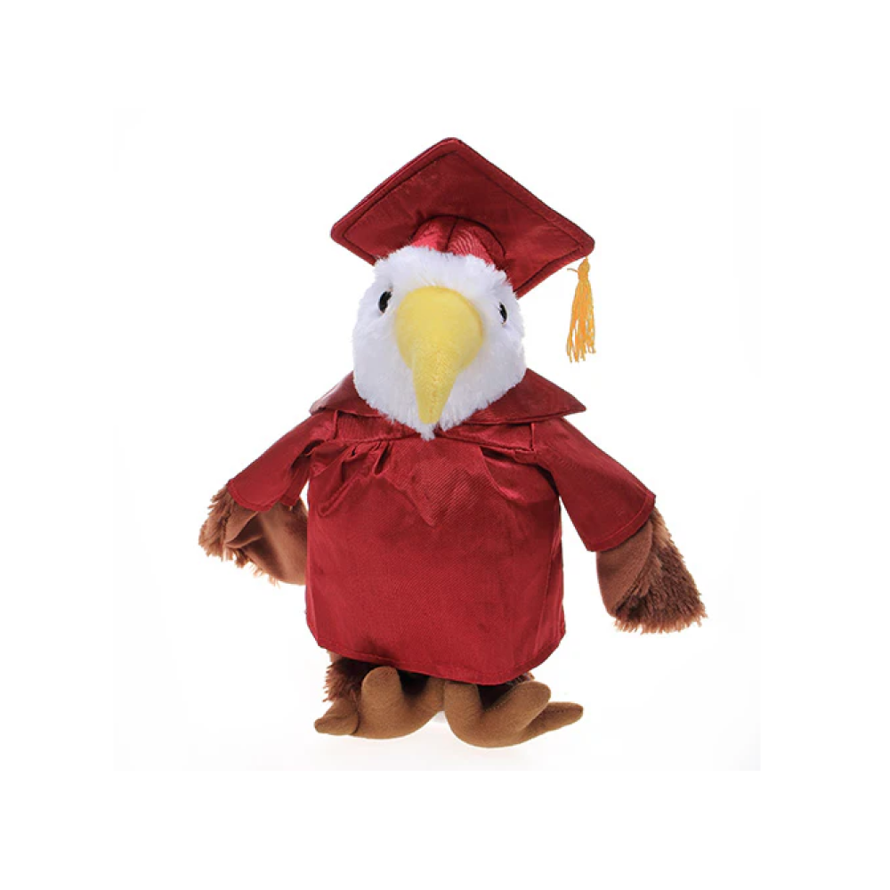 Graduation Stuffed Animal Eagle 12"