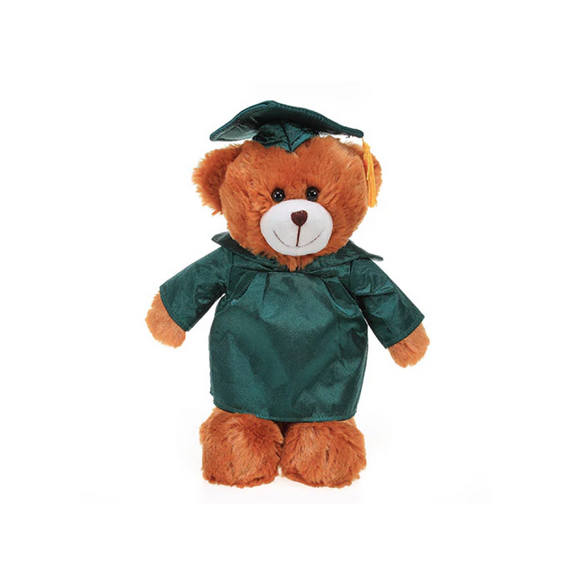Graduation Mocha Teddy Bear 12"