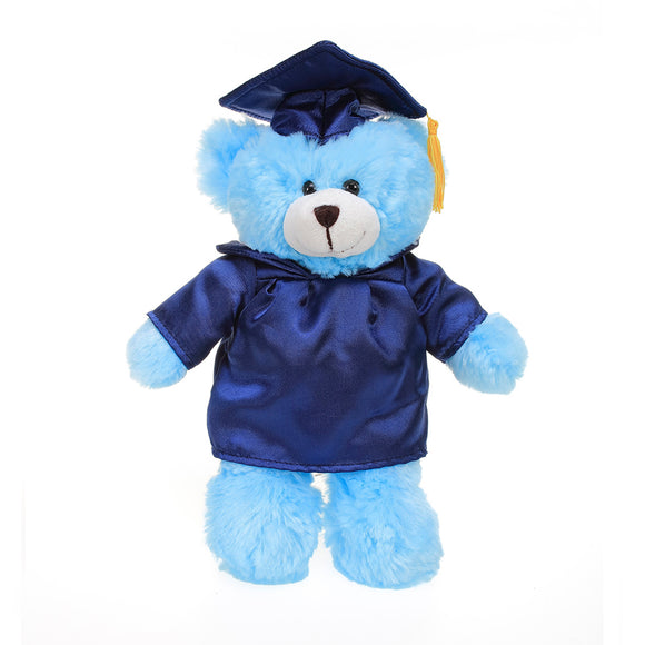 Graduation Blue Teddy Bear 12"
