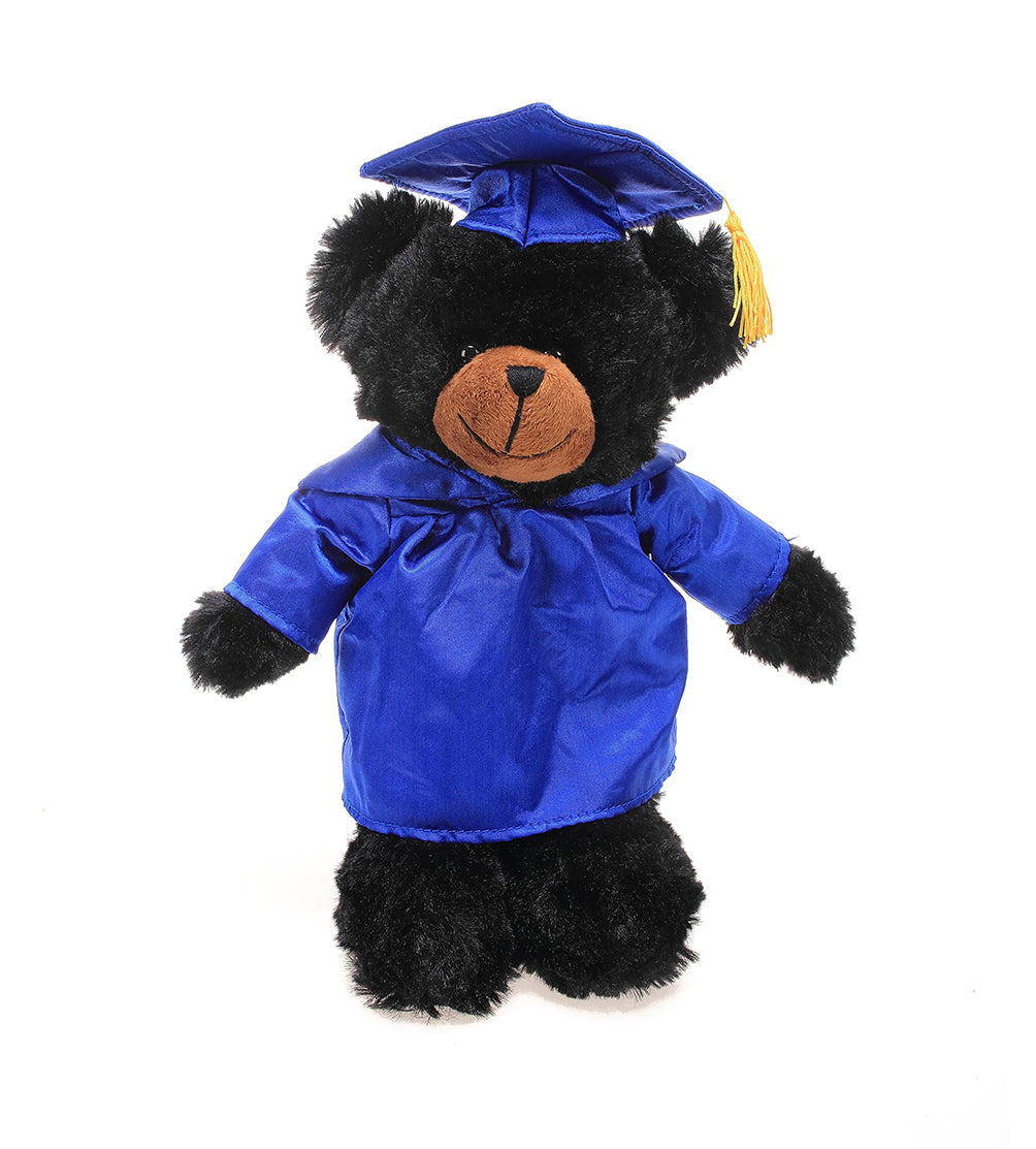 Graduation Black Bear 12"