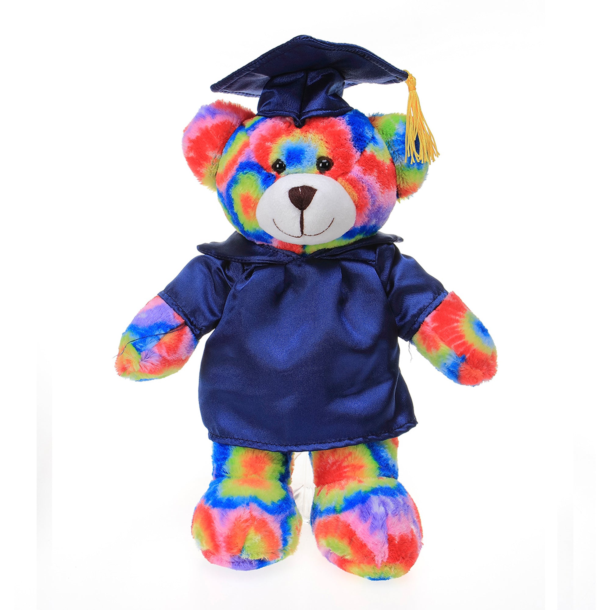 Graduation Tie Dye Bear 12"