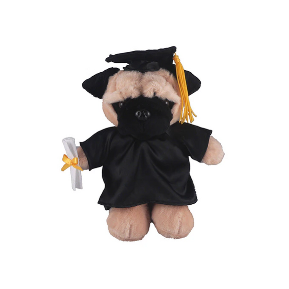 Graduation Pug 12"