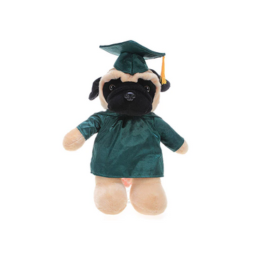 Graduation Pug 12"