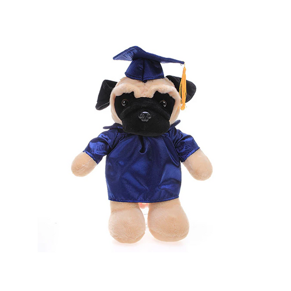 Graduation Pug 12"