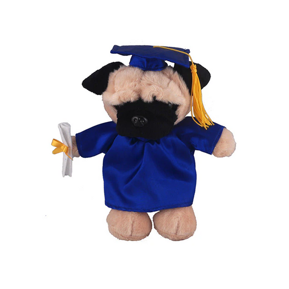 Graduation Pug 12"