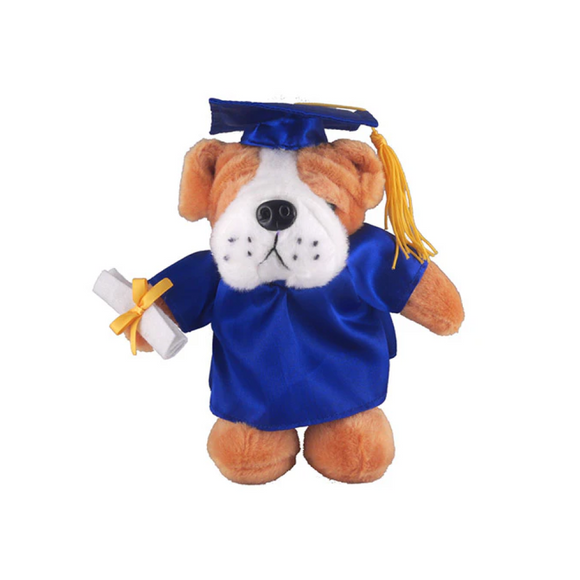 Graduation Bulldog 12"