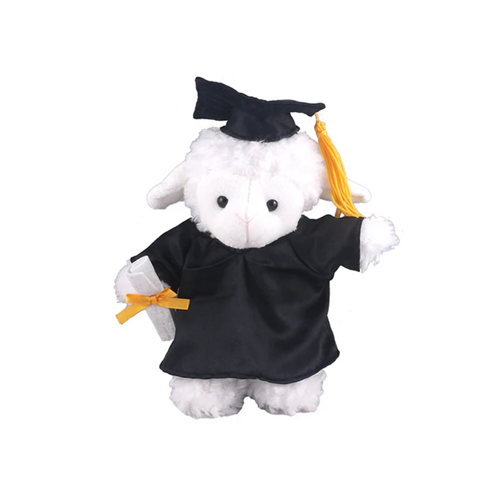 Graduation Stuffed Animal Sheep 12"