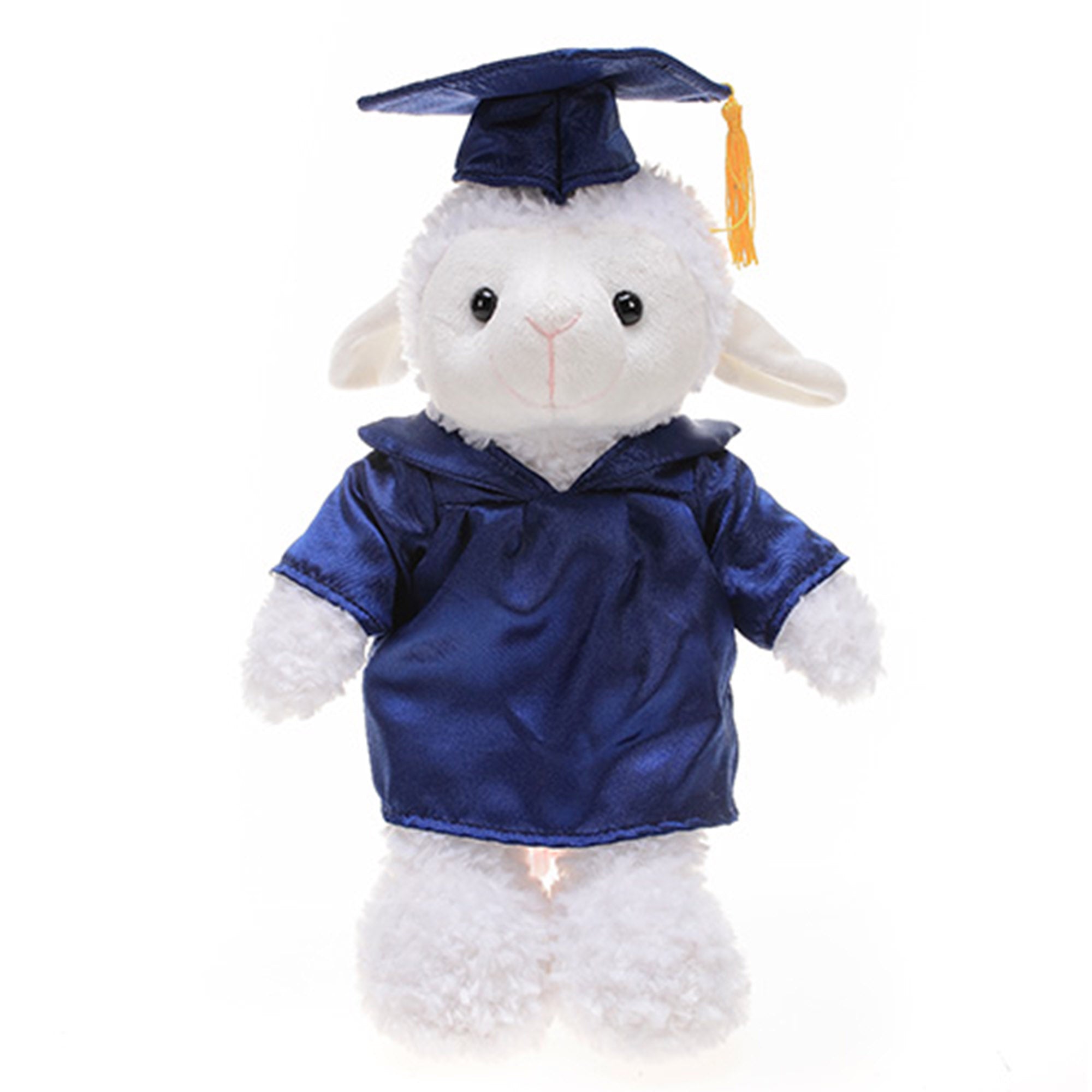 12" Graduation Sheep Plush Stuffed Animal Toys with Cap and Personalized Gown