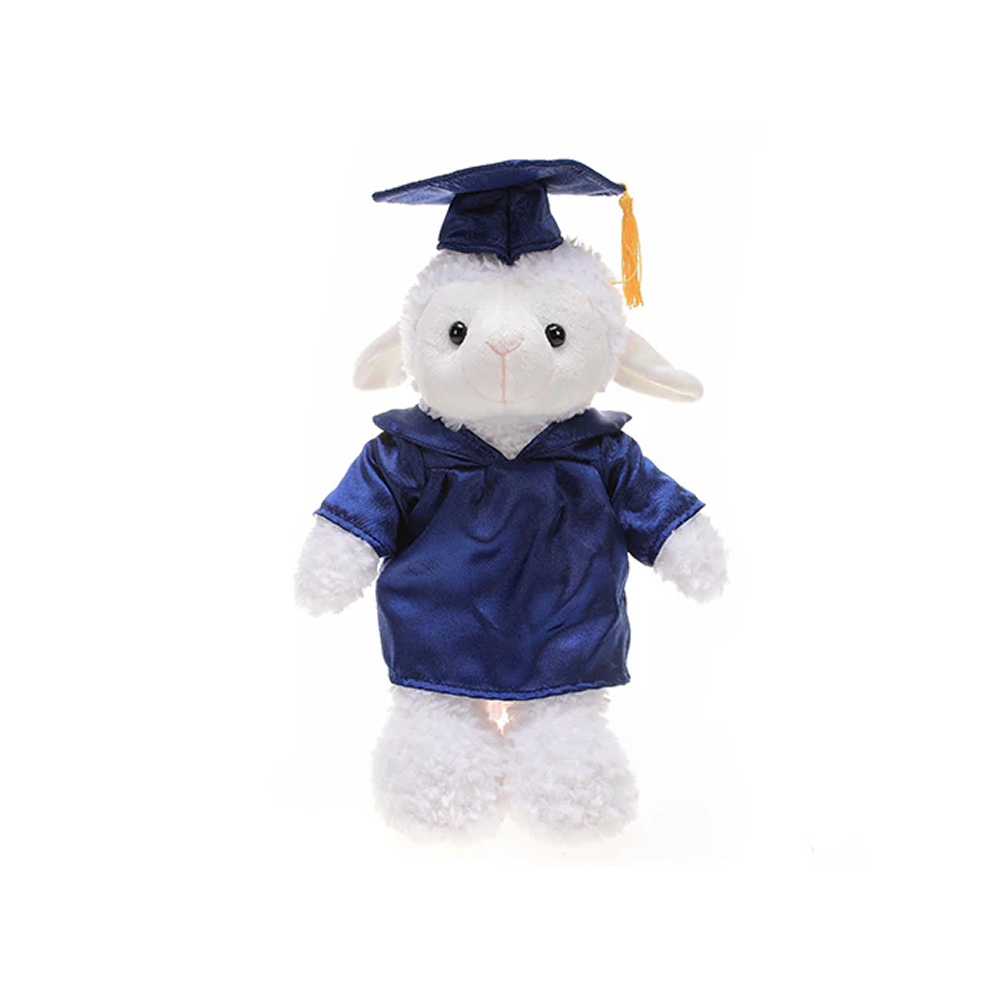 Graduation Stuffed Animal Sheep 12"