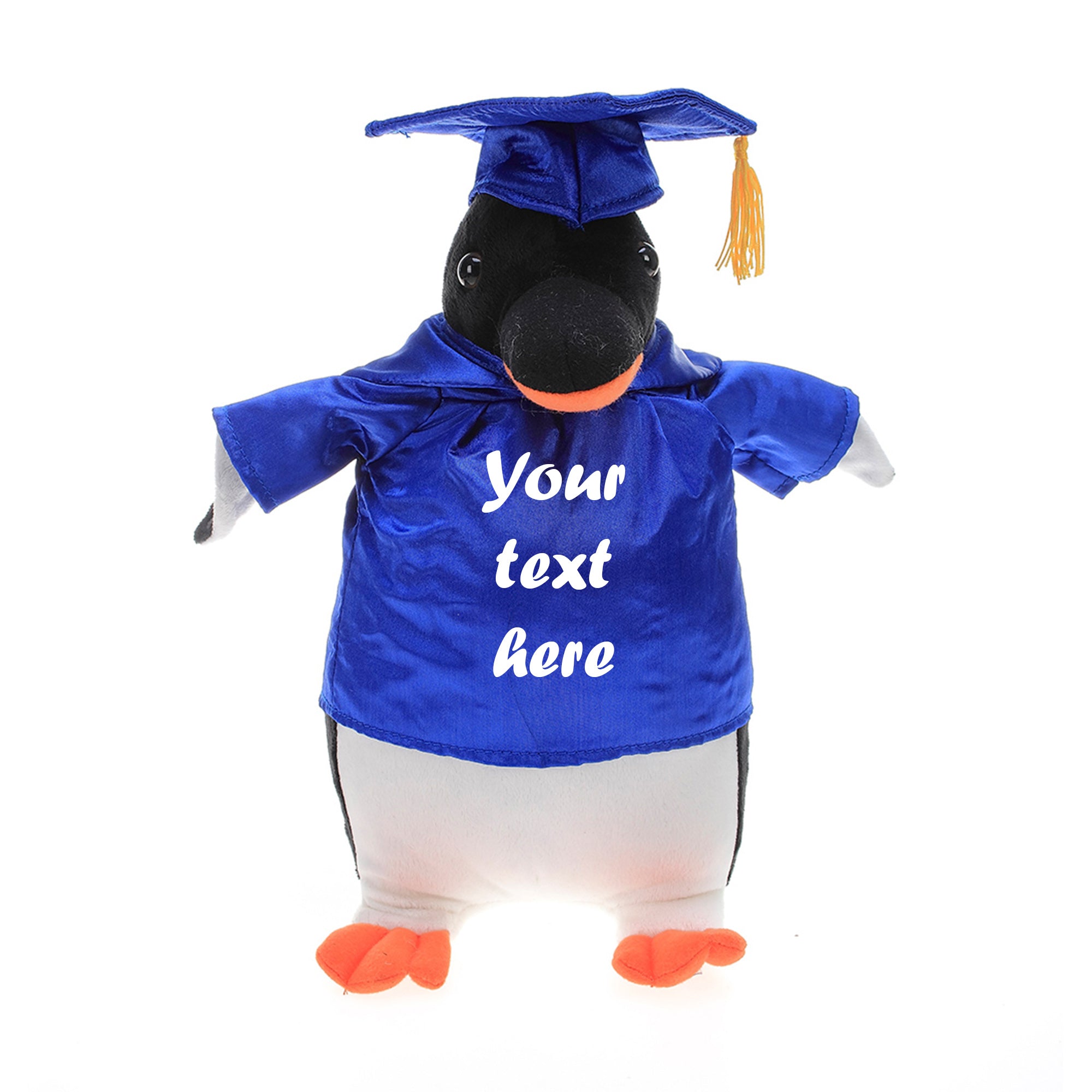 Graduation Stuffed Animal Penguin 12''