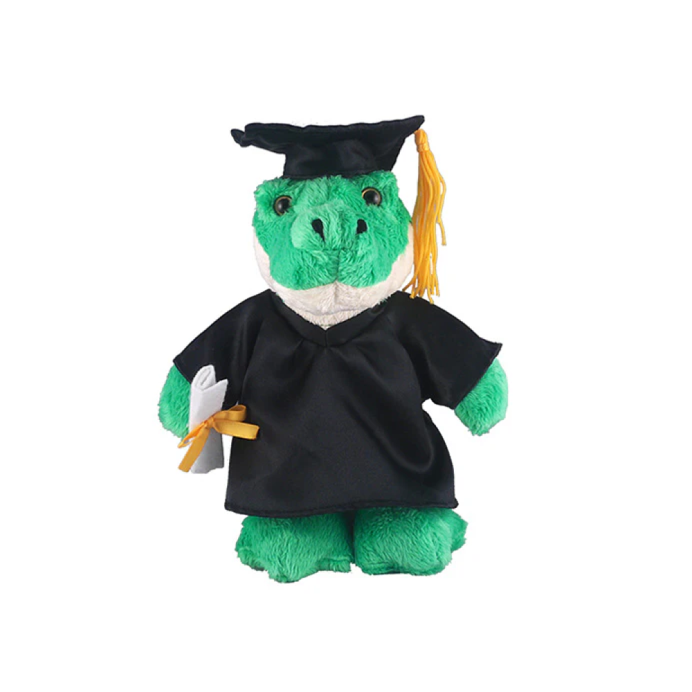 Graduation Stuffed Animal Alligator 12"