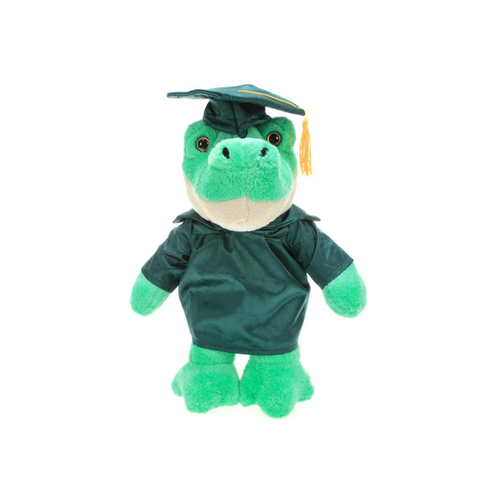 Graduation Stuffed Animal Alligator 12"