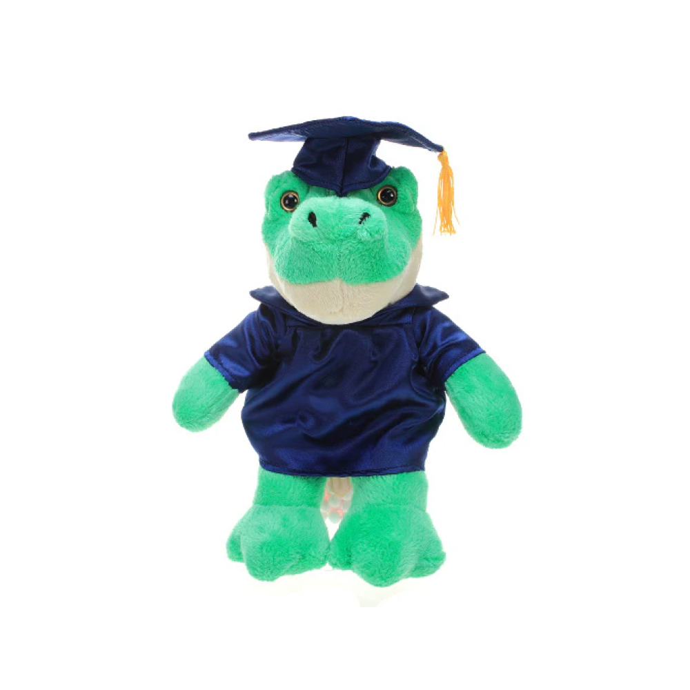 Graduation Stuffed Animal Alligator 12"