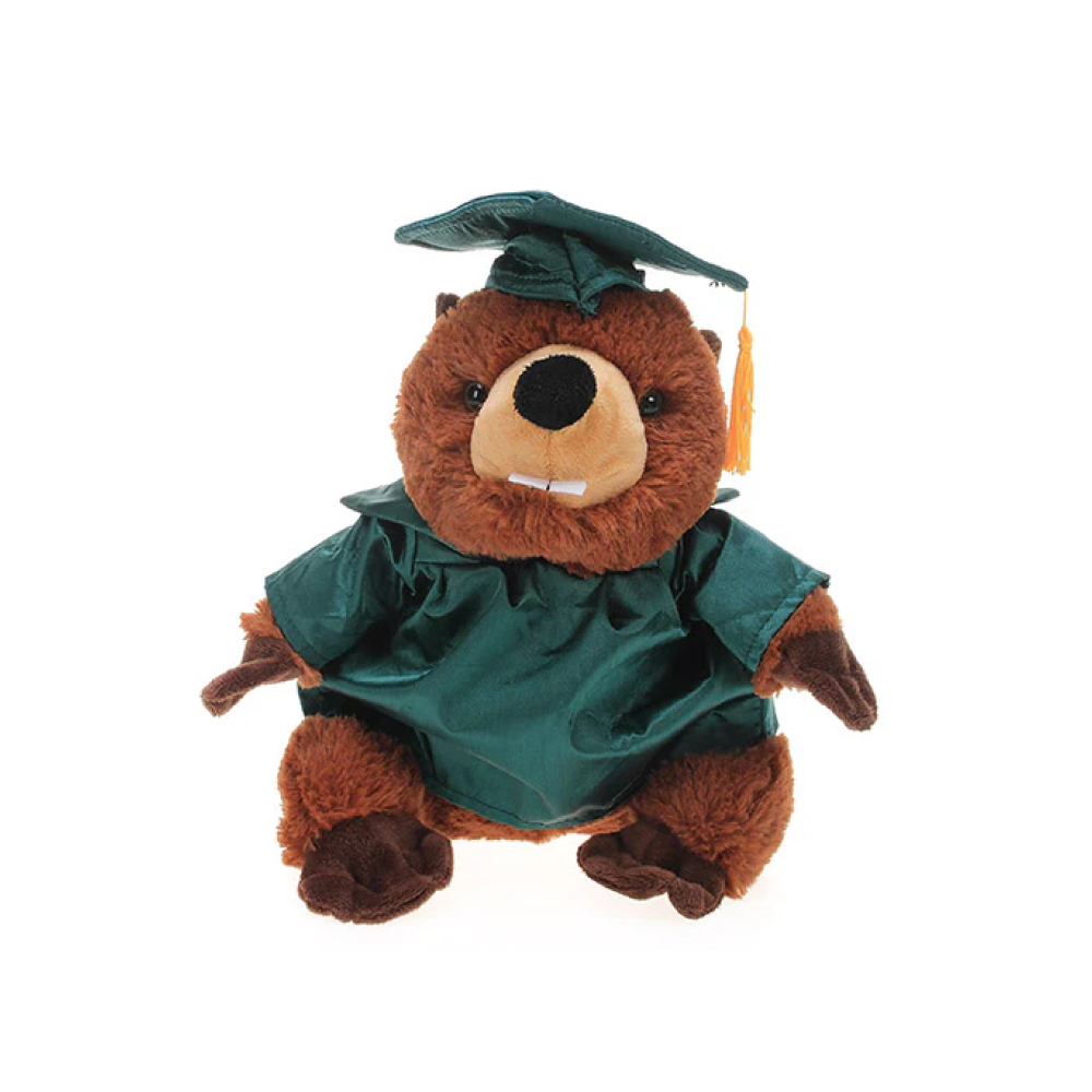 Graduation Beaver Plush 12" - 0