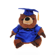 12'' Graduation Beaver Plush Stuffed Animal Toys with Cap and Personalized Gown