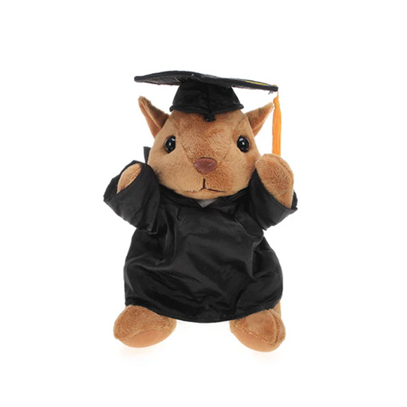 Graduation Squirrel 12"