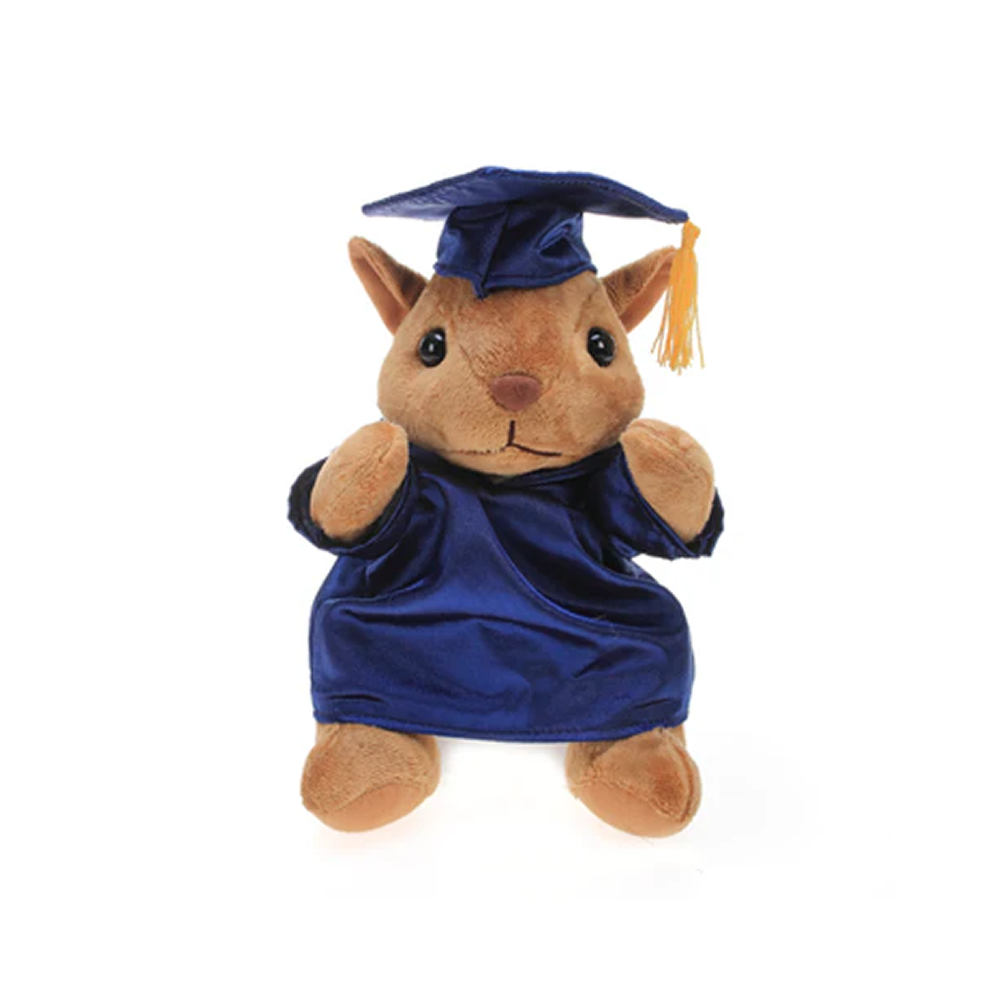 Graduation Stuffed Animal Squirrel 12"