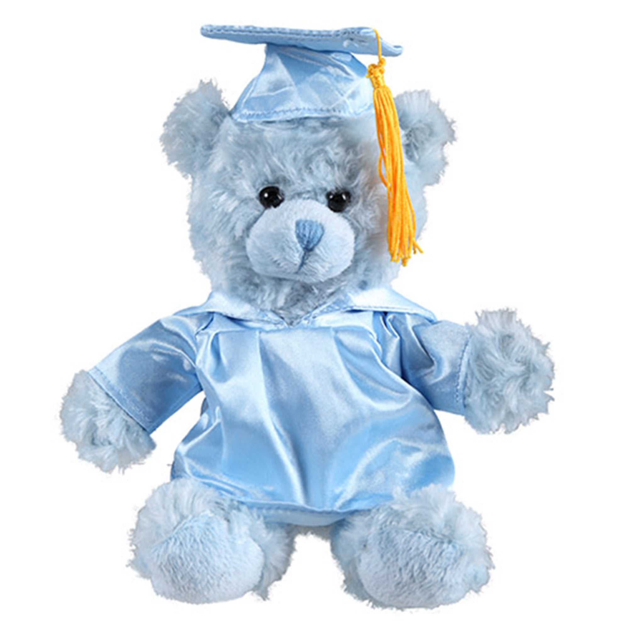 6" Graduation Blue Teddy Bear Plush Stuffed Animal Toys with Cap and Personalized Gown