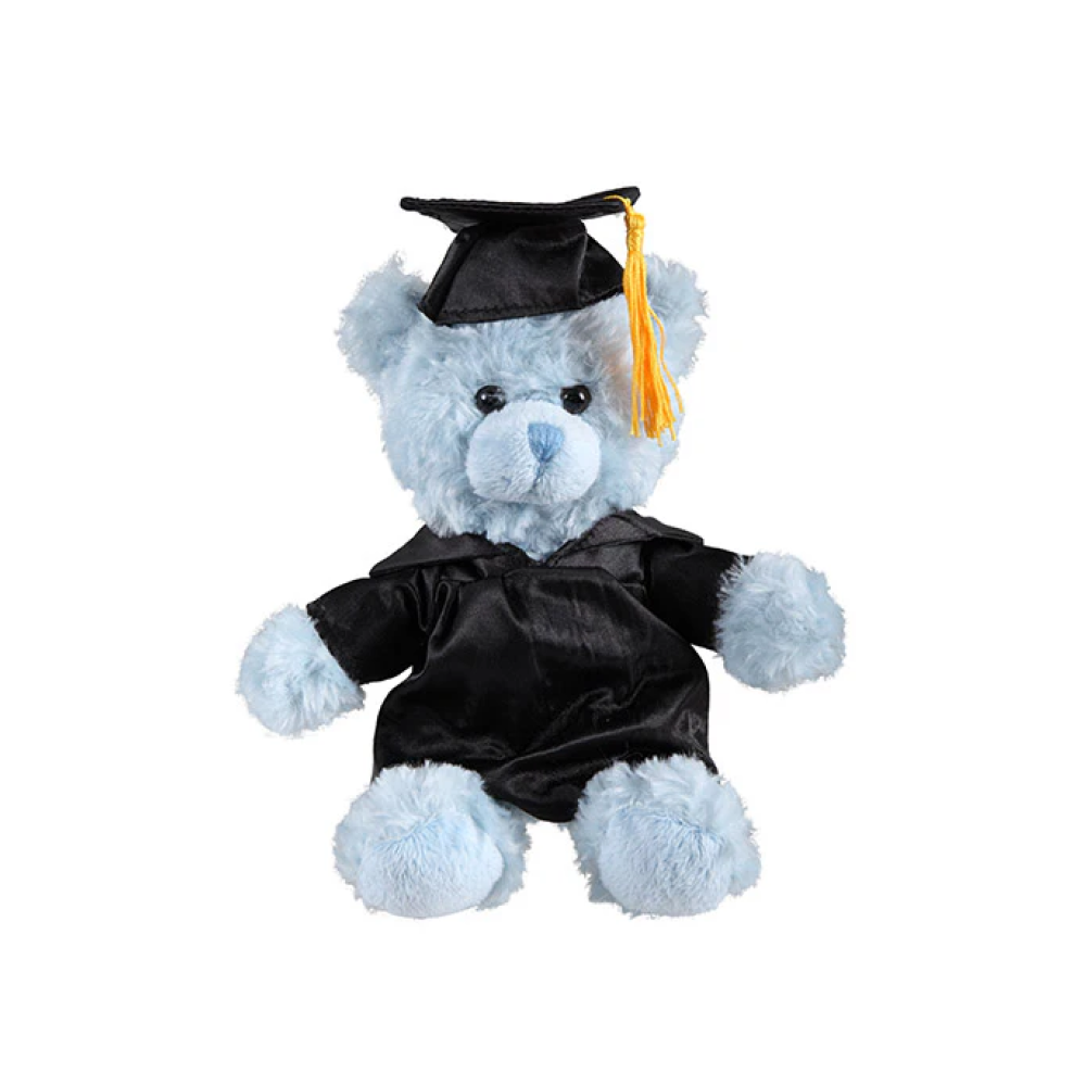 Graduation Blue Teddy Bear 6"