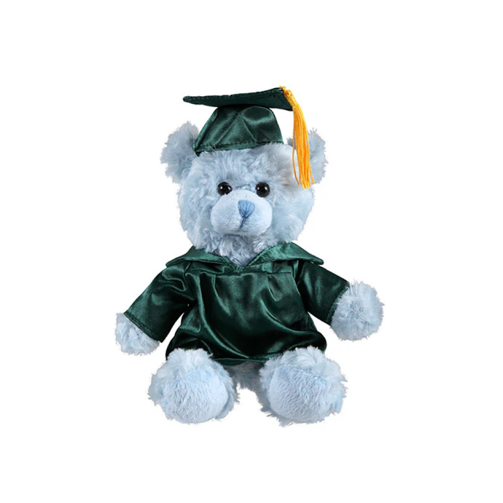 Graduation Blue Teddy Bear 6"