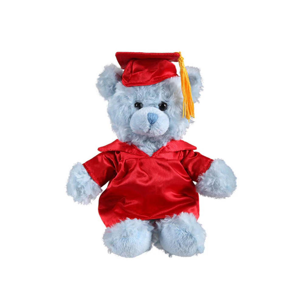 Graduation Blue Teddy Bear 6"