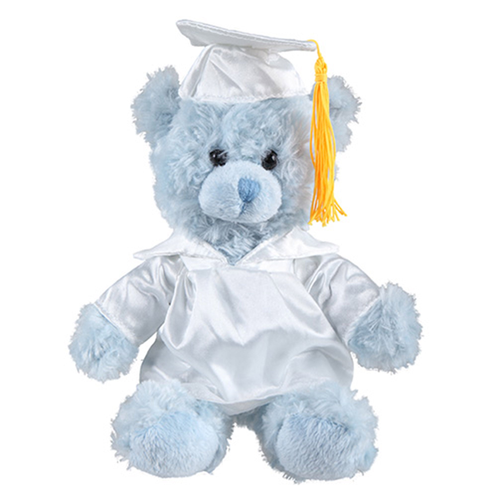 6" Graduation Blue Teddy Bear Plush Stuffed Animal Toys with Cap and Personalized Gown