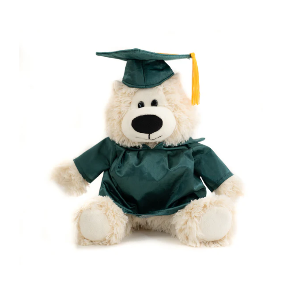 Graduation Bear with Custom Gown 12"